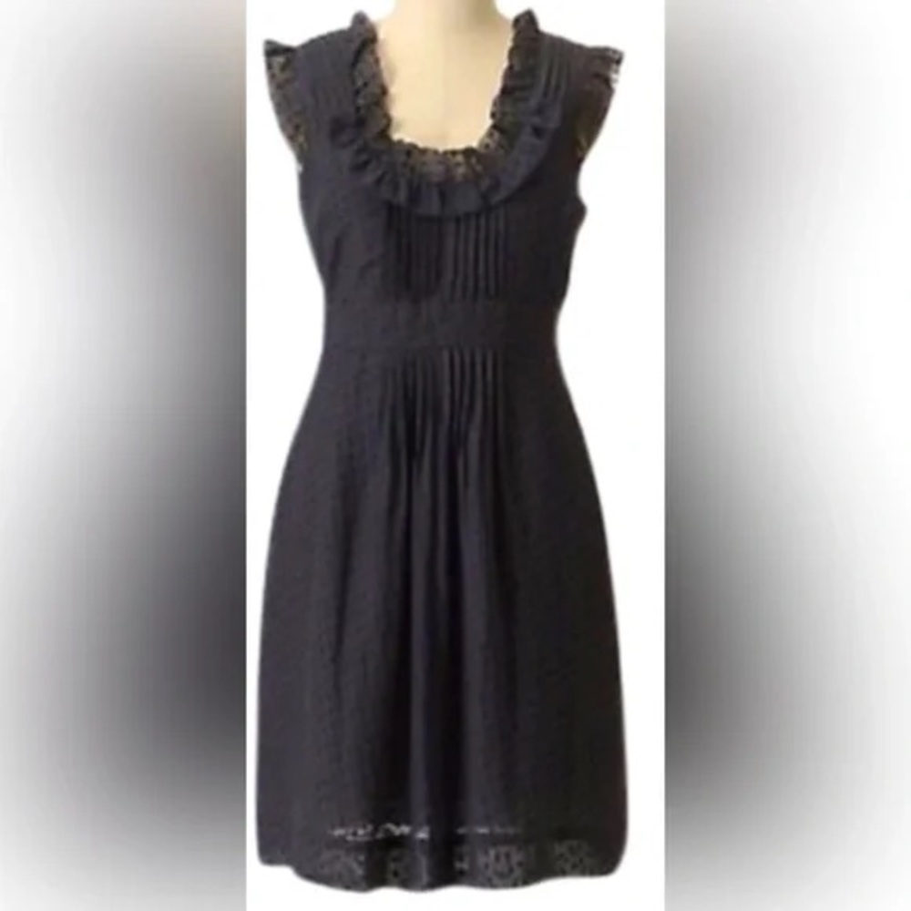 Anthropologie Moulinette Soeurs gray sleeveless dress 6